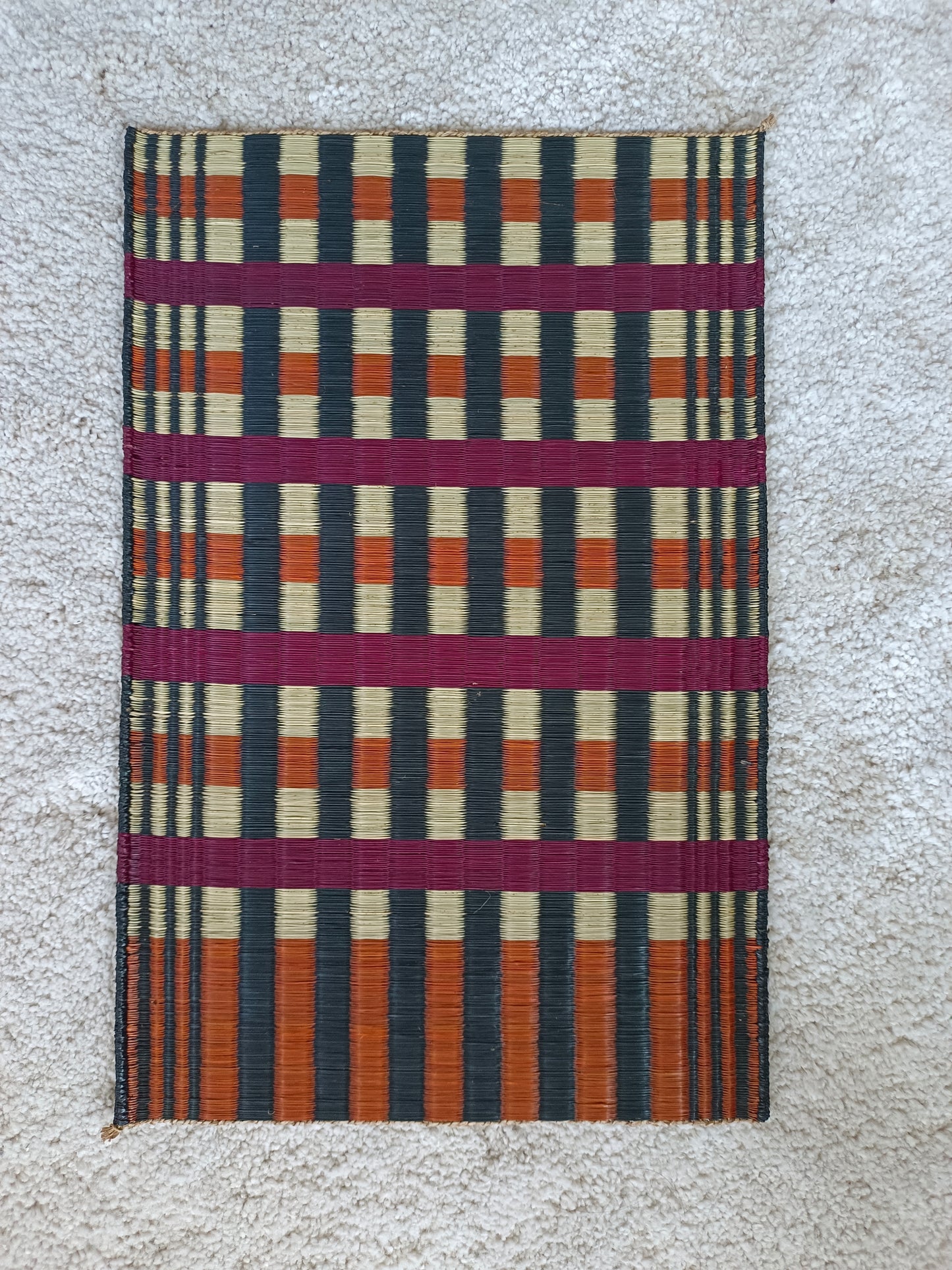 Placemat L Khaomar Red orange black