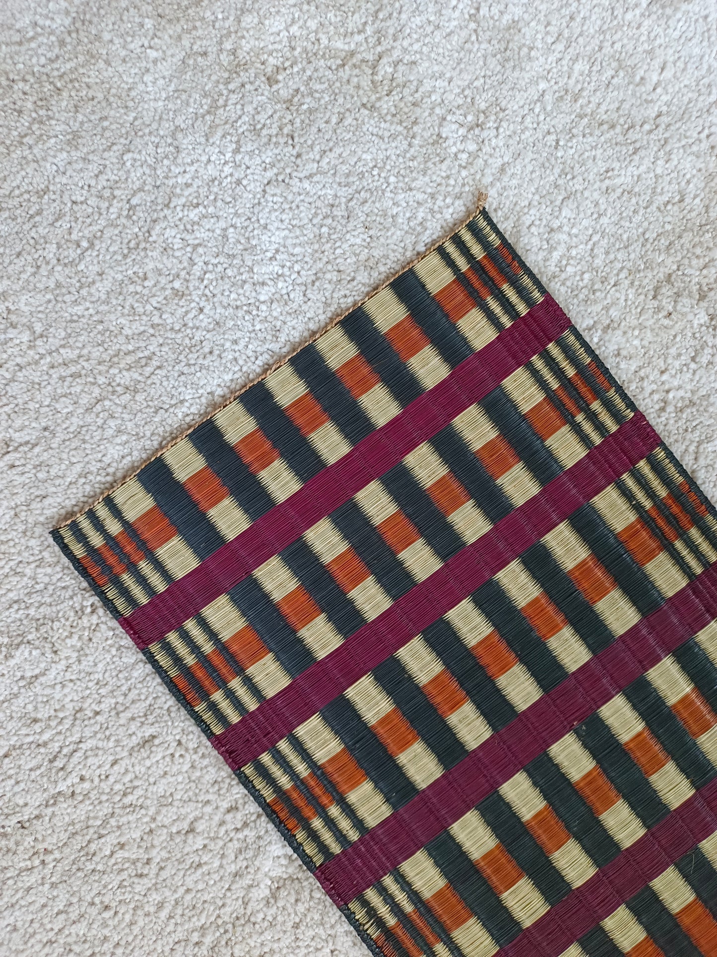 Placemat L Khaomar Red orange black