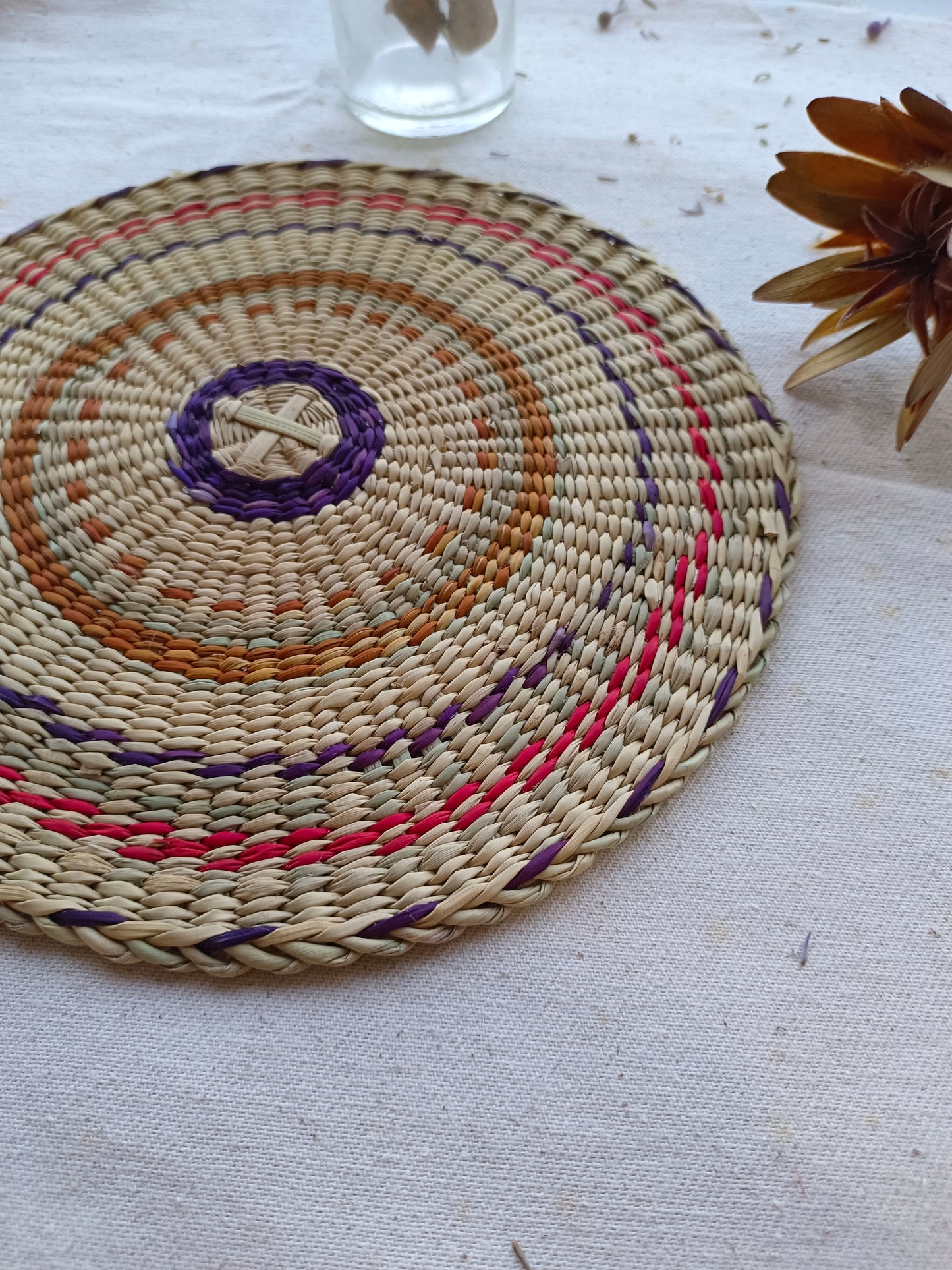 Placemat Round Dripping ray