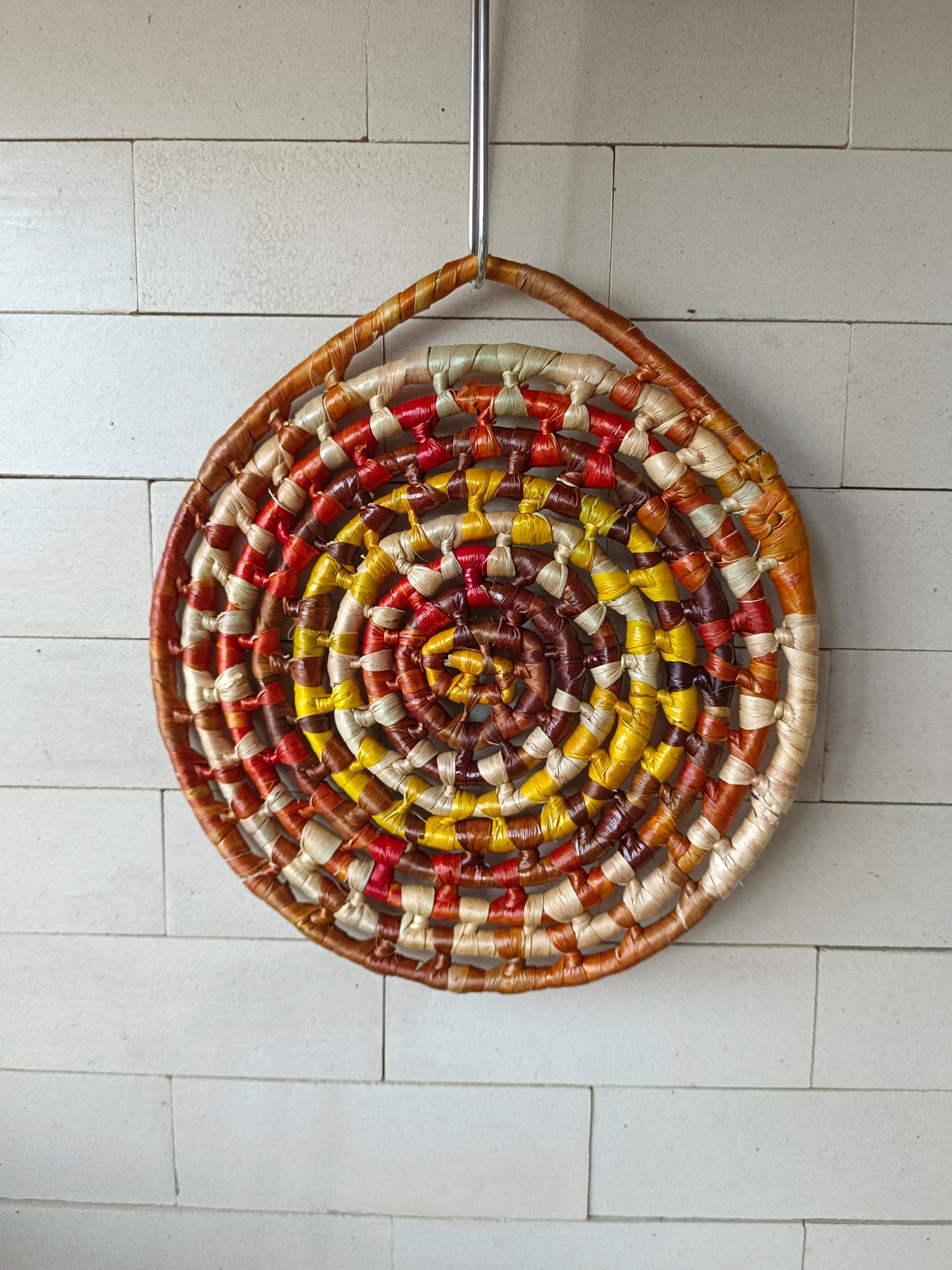 Trivet Round_Orange brown
