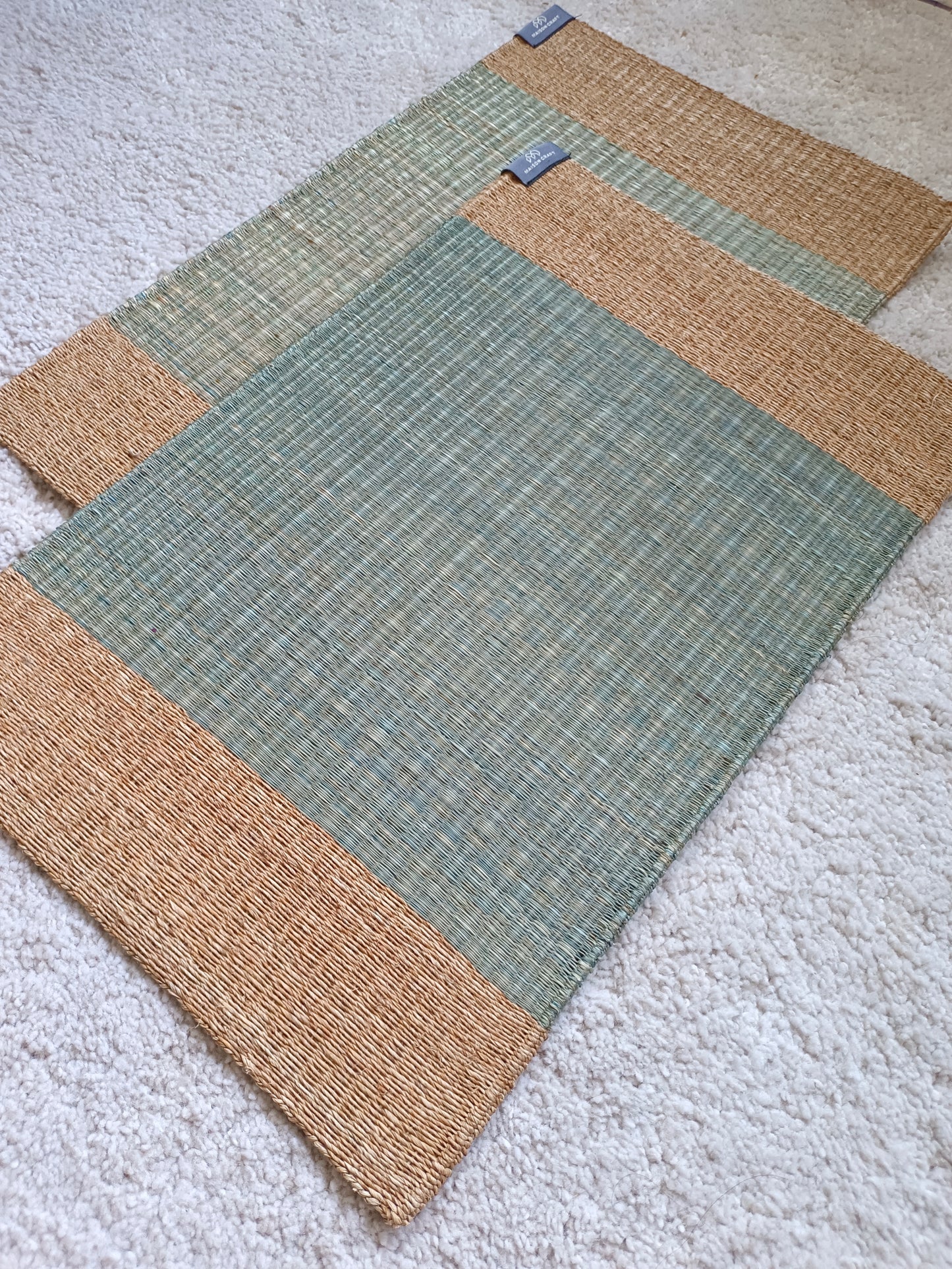 Placemat L MIxed blue center