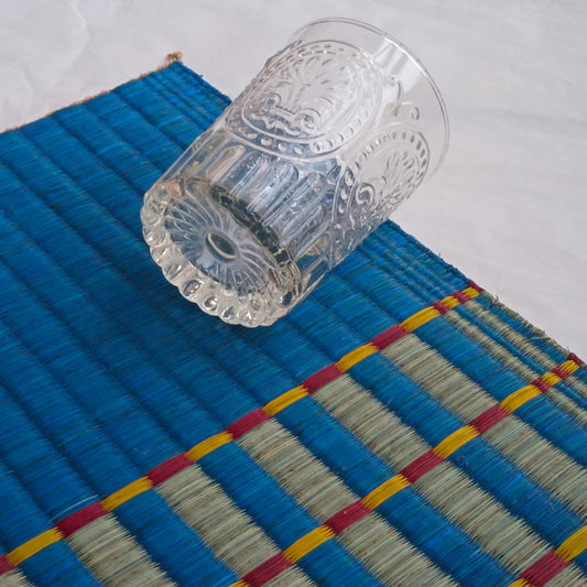 Placemat L Navy Khaomar Accent