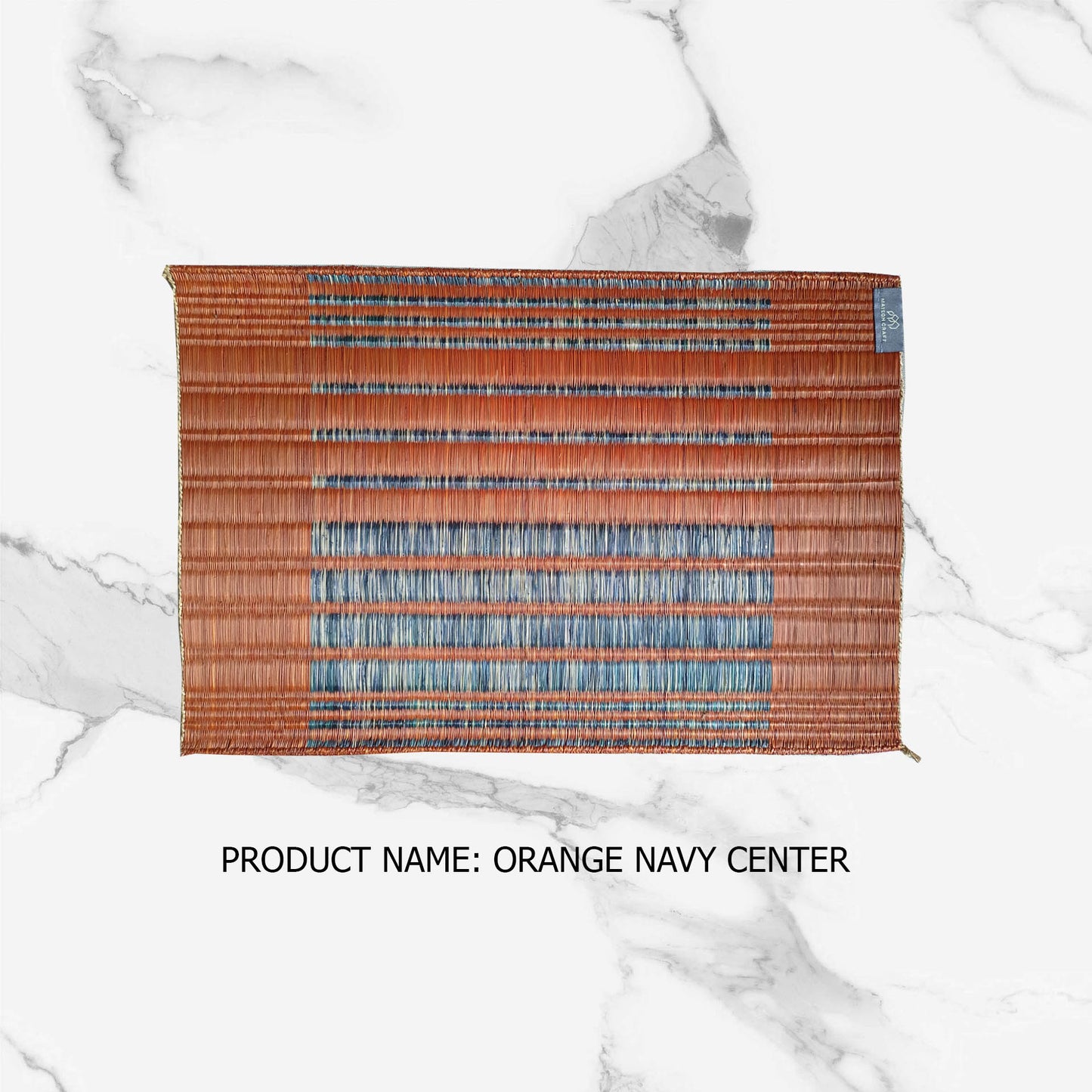 Placemat L Sarasarn Orange navy