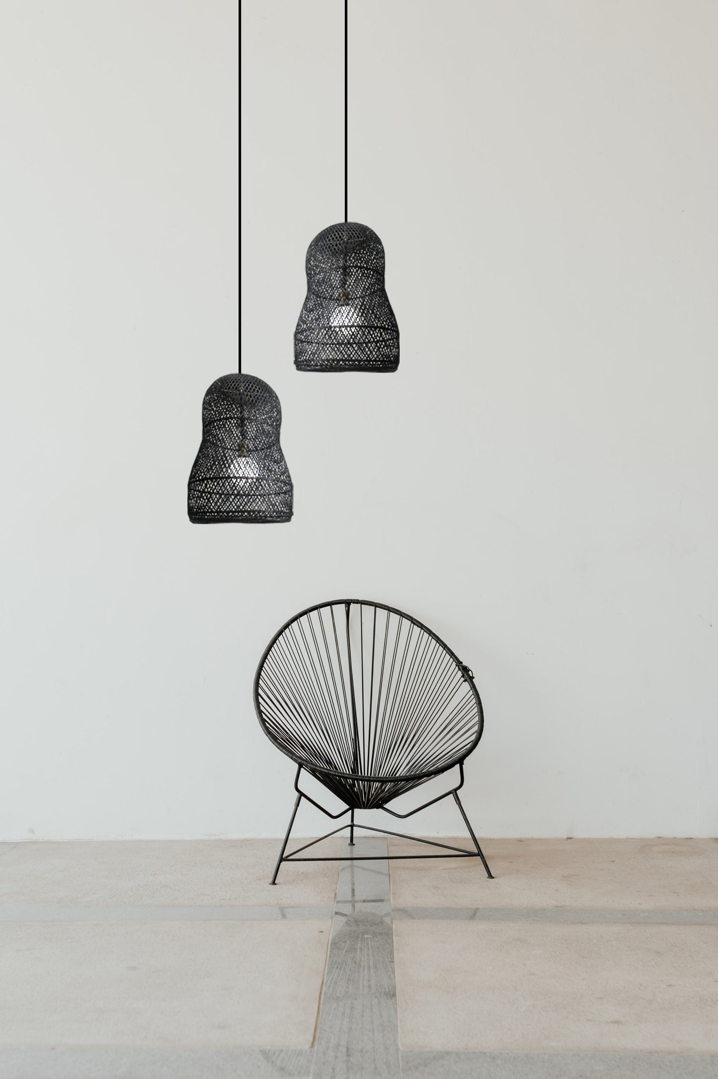 Bell Ceiling lamp rustic chandelier contemporary modern style