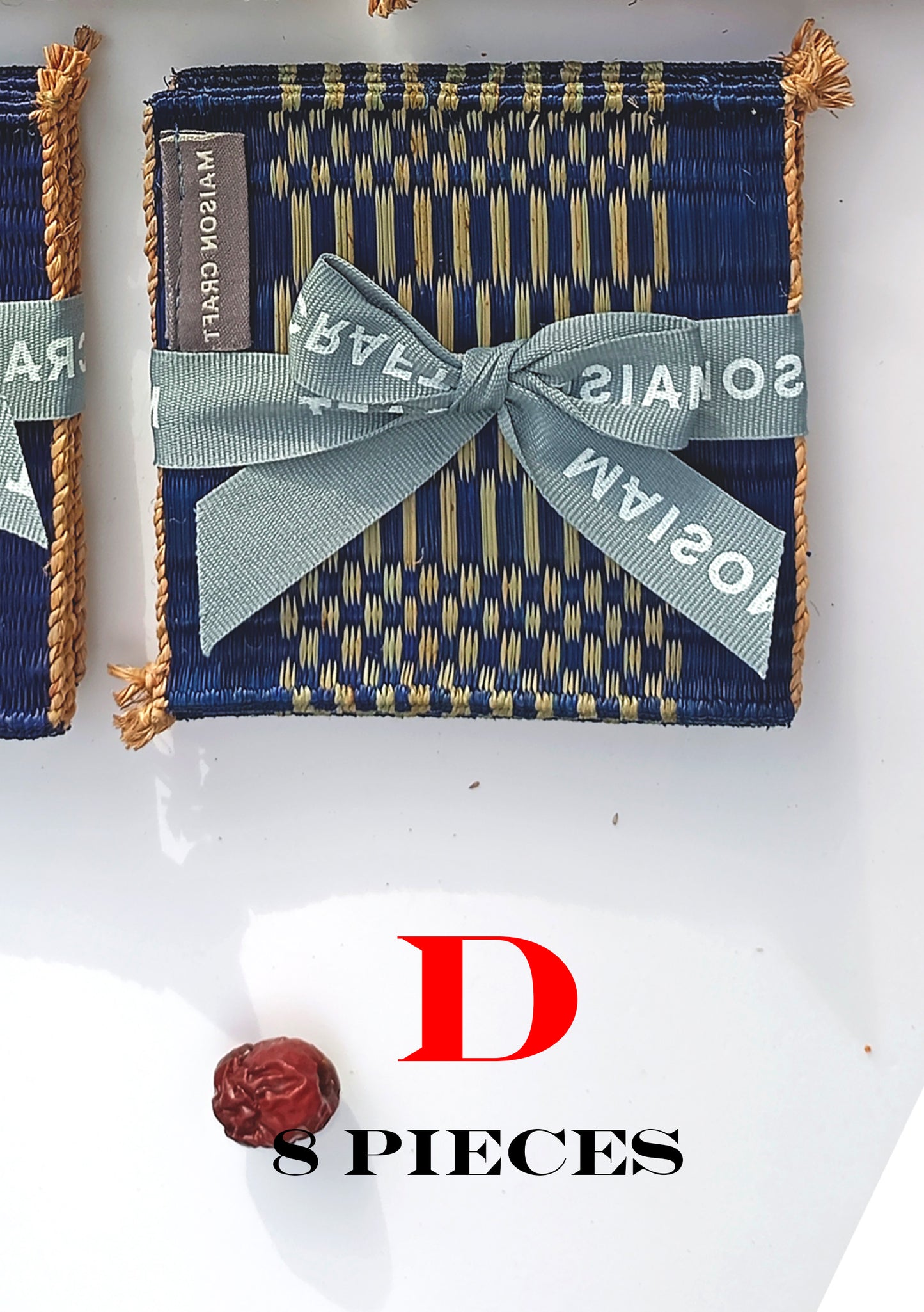 Coaster set 8_Navy-green
