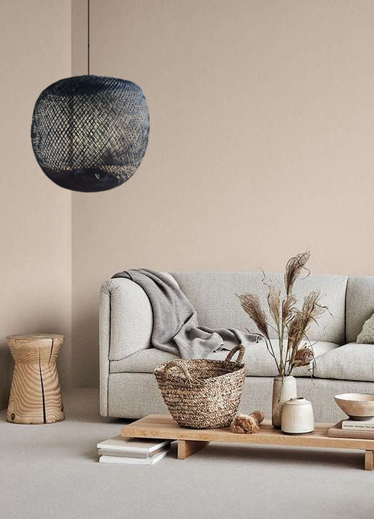 Apple ceiling lamp07 Black large ceiling lamp