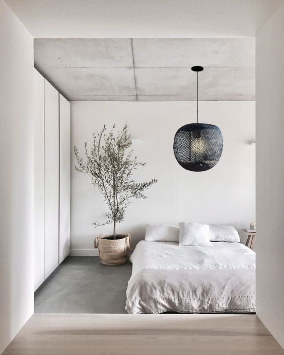 Apple ceiling lamp07 Black large ceiling lamp