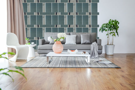 Wallcovering_Basil green center