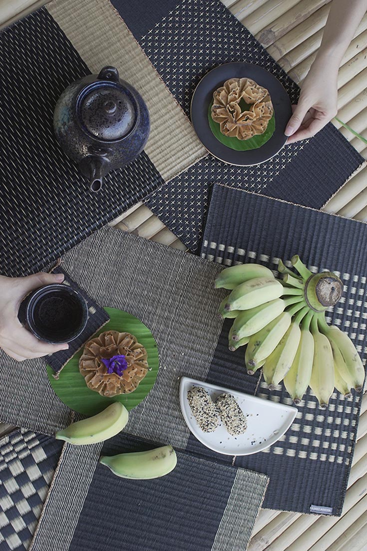 Placemat L Midnight Horizon Edge stripe