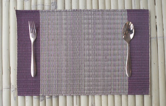 Placemat L Cherry Center Stripe