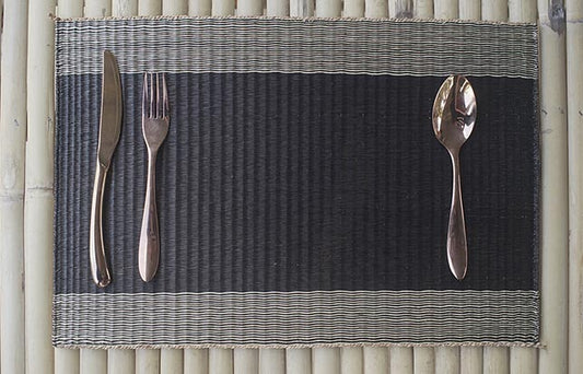 Placemat L Midnight Horizon Edge stripe