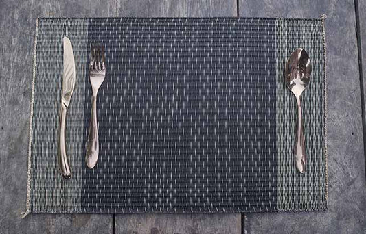 Placemat L Midnight Stripe Rain