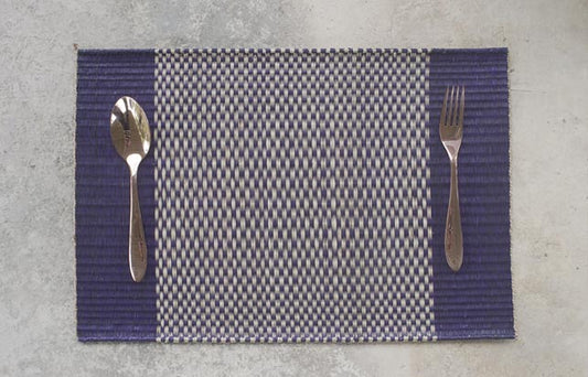 Placemat L Navy Center chess