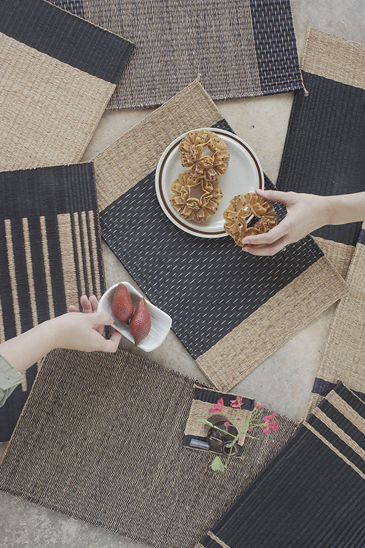 Placemat L Mixed Rain