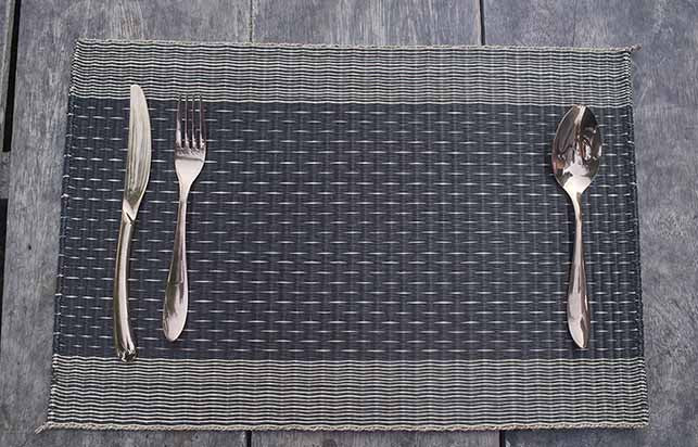 Placemat L Midnight Horizon Rain