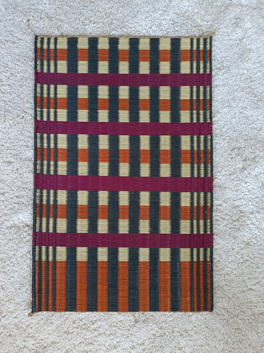 Placemat L Khaomar Red orange black
