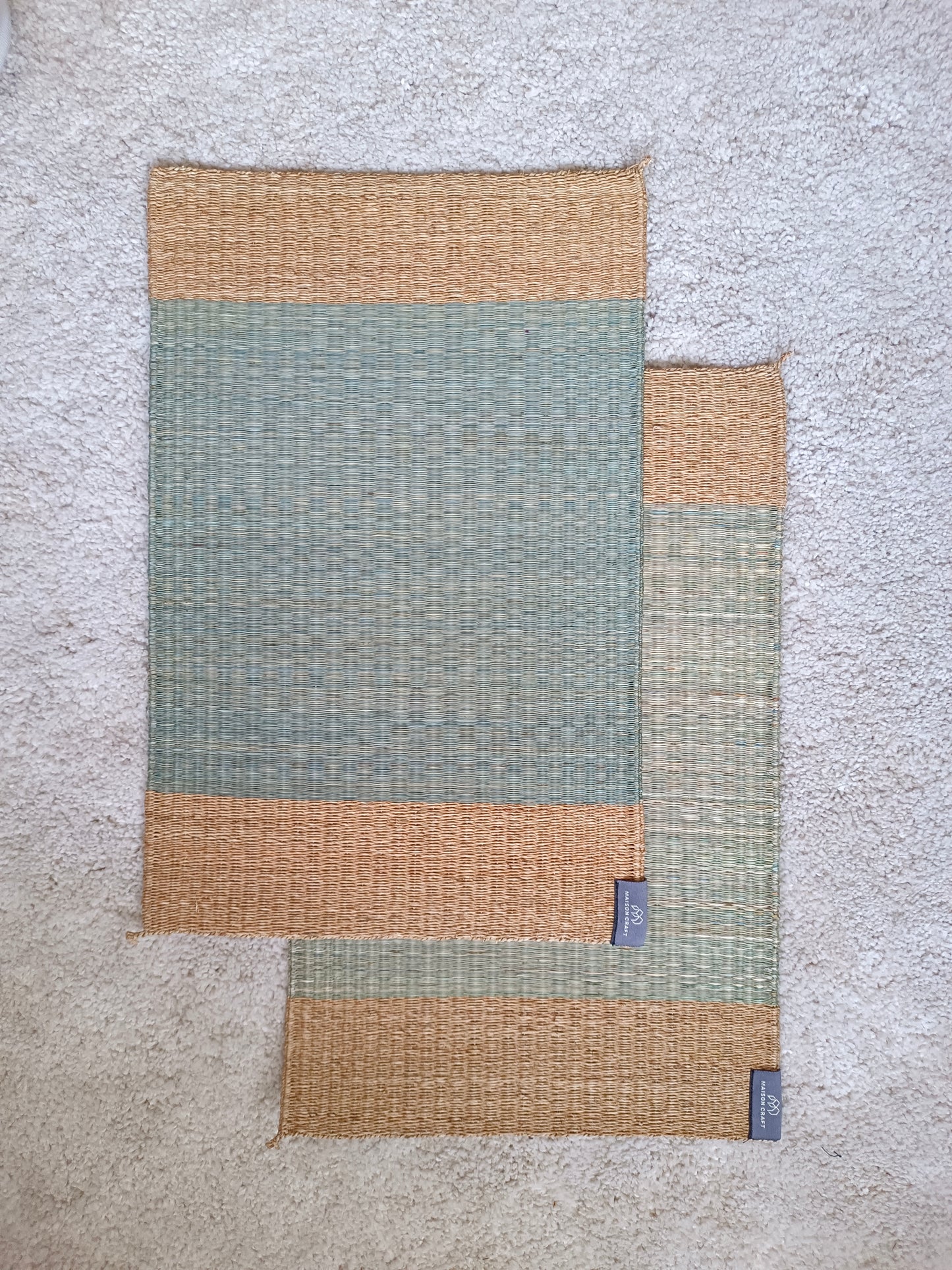 Placemat L MIxed blue center