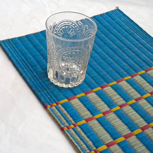 Placemat L Navy Khaomar Accent