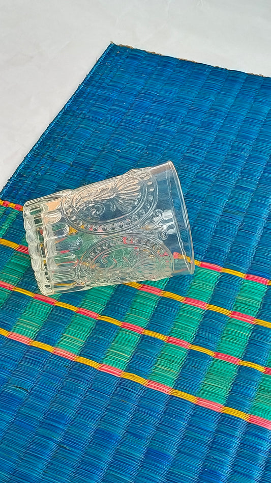 Placemat L Navy Khaomar Rainbow Accent