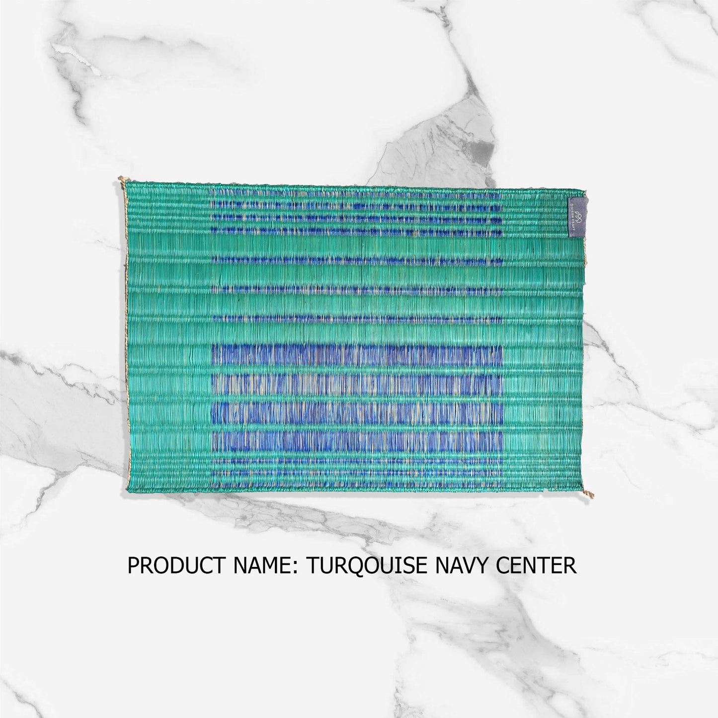 Placemat L Sarasarn Turqouise navy