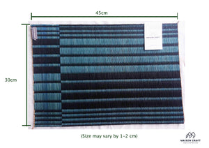 Placemat L Sarasarn Black-Blue