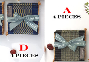 Coaster set_Navy-green