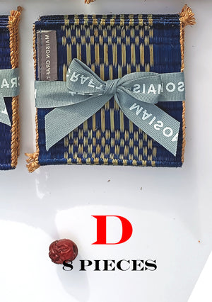 Coaster set_Navy-green