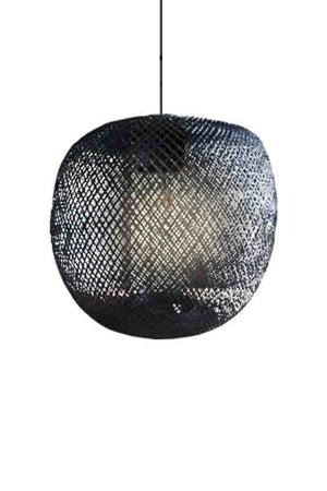 Apple ceiling lamp07 Black large ceiling lamp