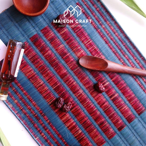 Placemat L Sarasarn Blue-Red