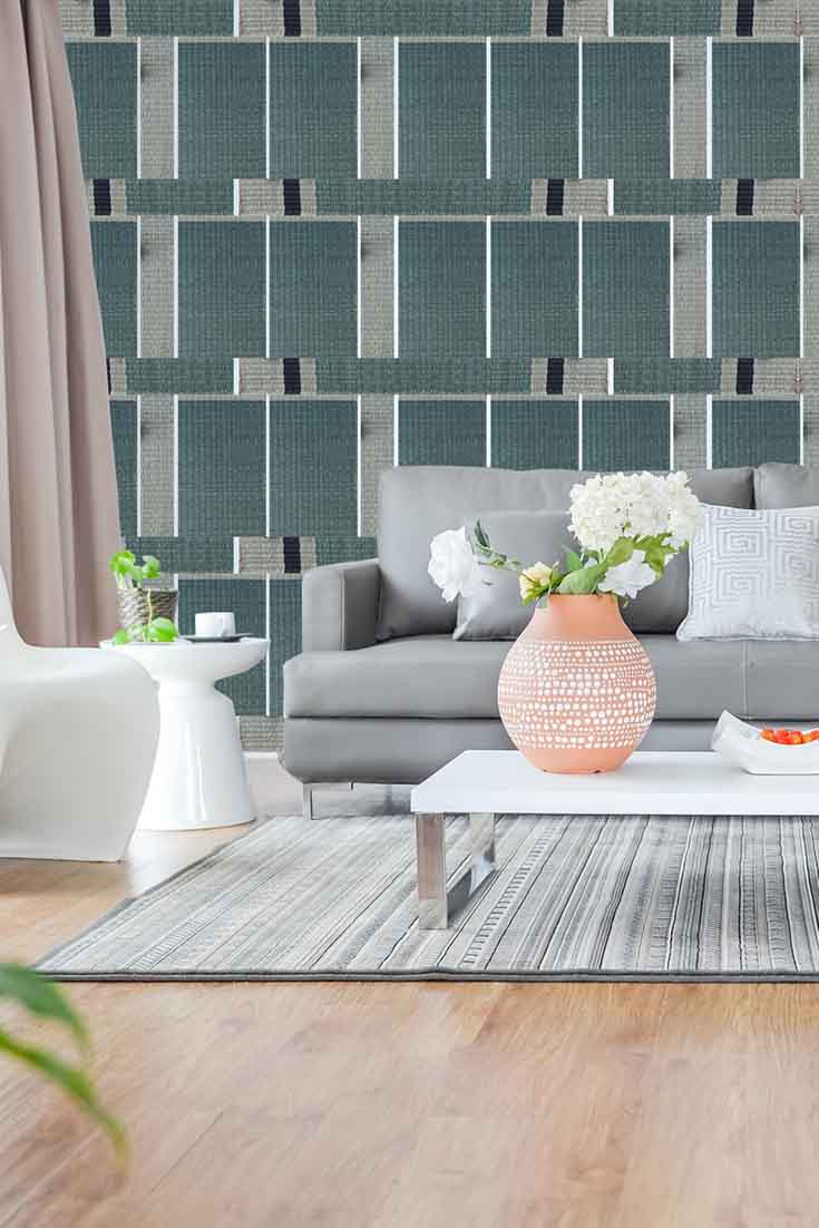 Wallcovering_Basil green center