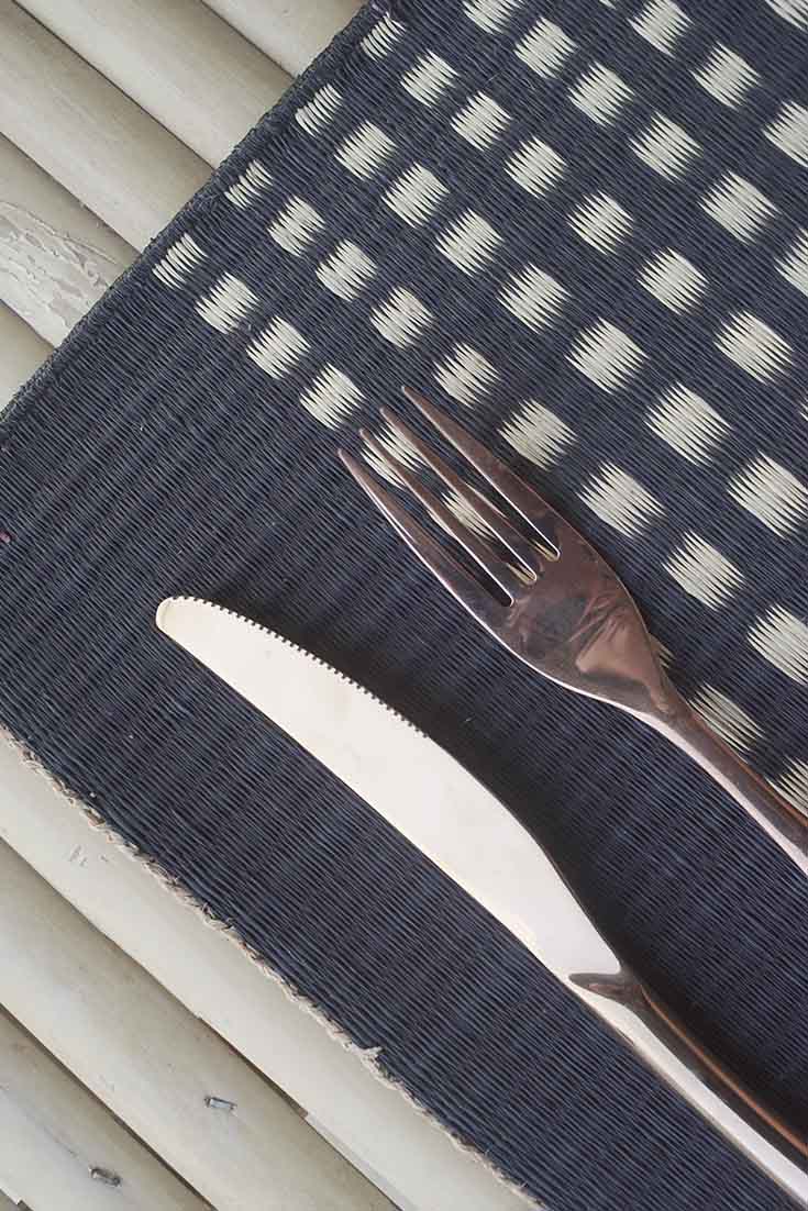 Placemat L Midnight Grid