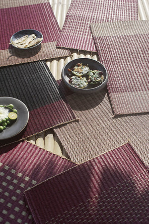 Placemat L Cherry Star